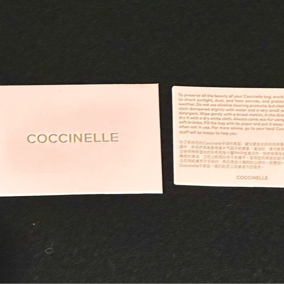 COCCINELLE Never Without Tote Faux Fur Wool Top Handle Tote Never Full Handbag - Picture 9 of 10